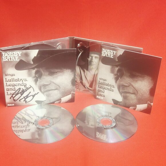 Bobby Bare Sings Lullabys Legends and Lies 2  Discs CD 2007 Signed - Picture 10 of 12